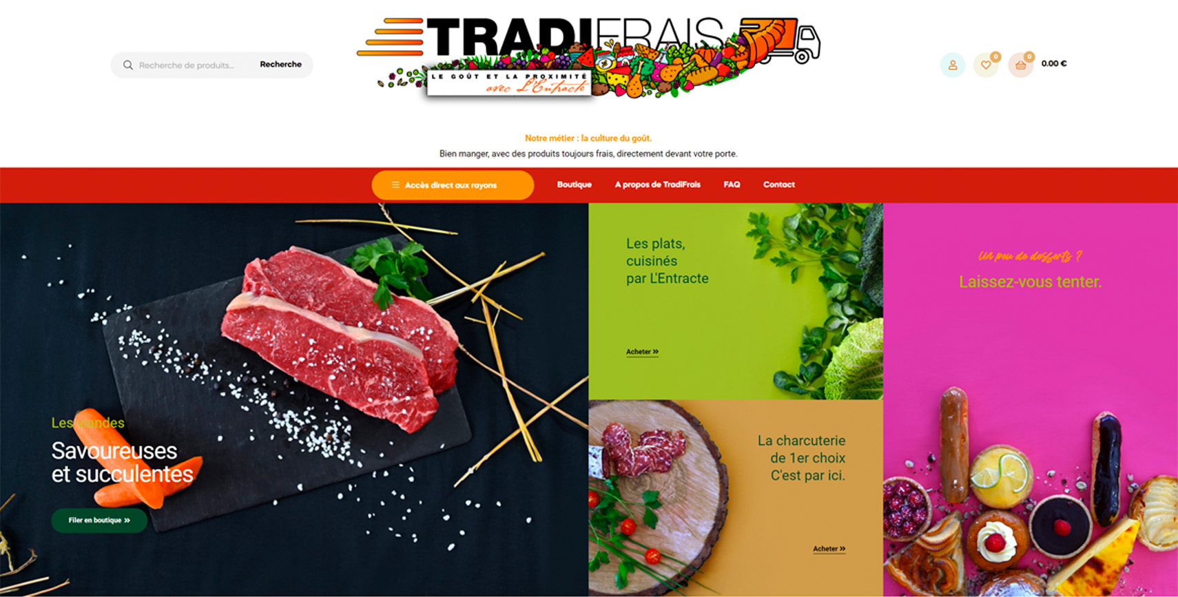 Site internet marchand TradiFrais