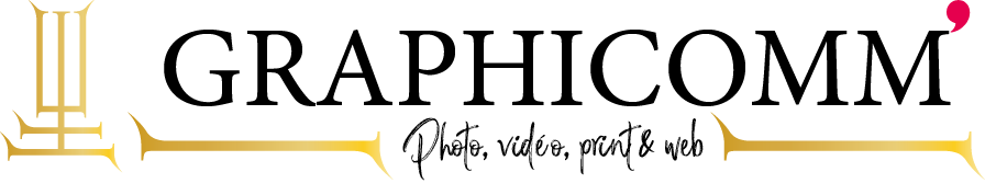 Logo GraphiComm' signature noir
