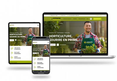 site web responsive jardinerie