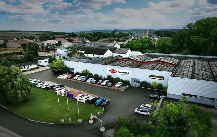 ElcoPharma - site de Mailly la ville - vue aérienne